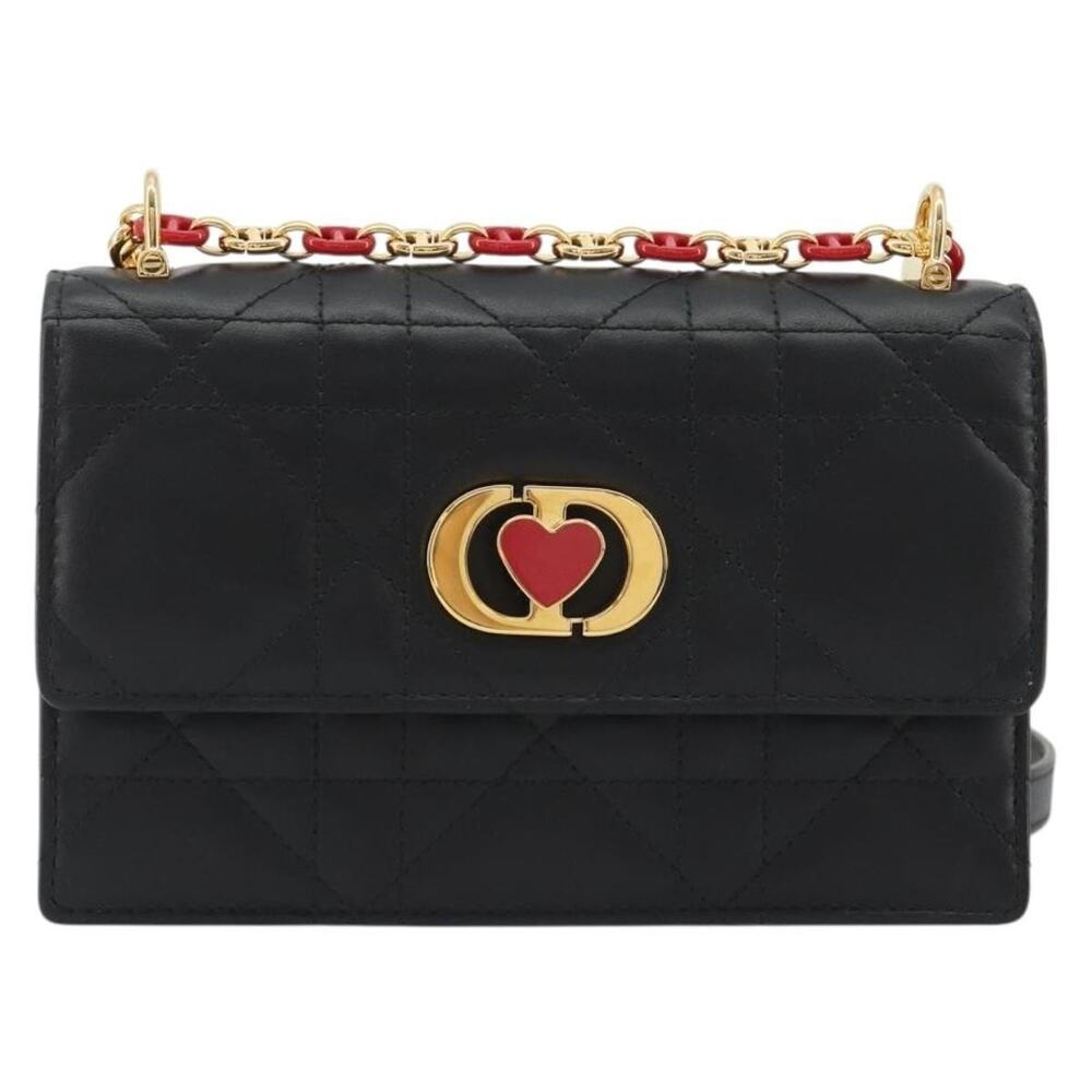 Dior Cannage Miss Caro Chain Shoulder Bag Black